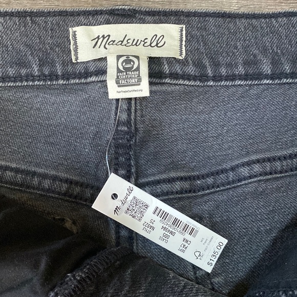 Madewell The Perfect Vintage Jean in Cosner Wash: Knee-Rip Edition size 25 - Picture 9 of 16